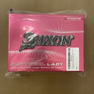 Srixon Soft Feel Lady Golf Balls, Passion Pink 1 Dozen Women's Golf Balls